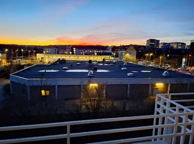 Blick auf den Sonnenuntergang/Sonnenaufgang von der Ferienwohnung aus oder aus der Nähe