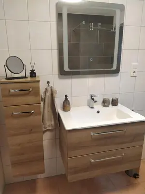 Ein Badezimmer in der Unterkunft Kleine Auszeit