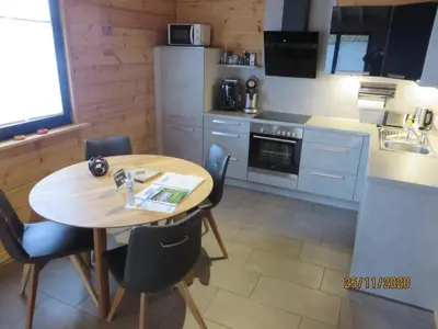 Küche/Küchenzeile in der Unterkunft Ferienhaus Merlin