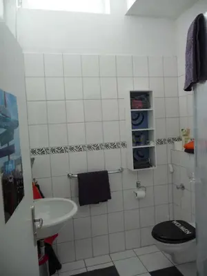 Ein Badezimmer in der Unterkunft Sonnen-Ferienwohnung