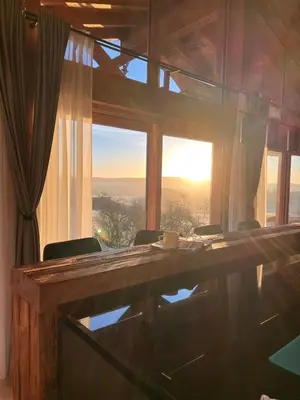 Grundriss der Unterkunft Maja Chalets - Altholzchalet in der Eifel mit Whirlpool und Sauna