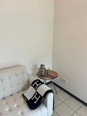 Ein Sitzbereich in der Unterkunft Julia's Mosel Villa Appartment MARK
