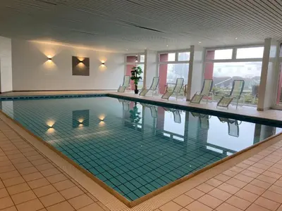 Der Swimmingpool an oder in der Nähe von Ferienwohnung Sonnenschein mit Pool