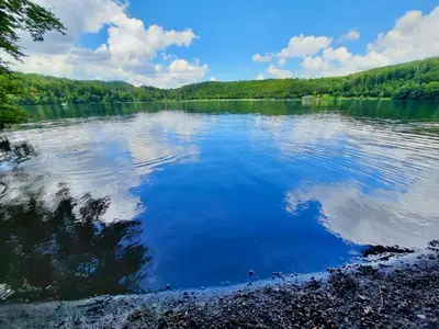 Naturlandschaft in der Nähe des Ferienhauses