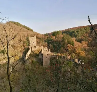 Naturlandschaft in der Nähe des Ferienhauses