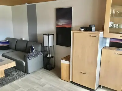 Küche/Küchenzeile in der Unterkunft Schöne Ferienwohnung in Hilscheid Hunsrück
