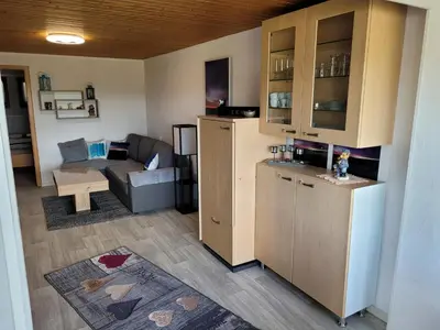 Küche/Küchenzeile in der Unterkunft Schöne Ferienwohnung in Hilscheid Hunsrück