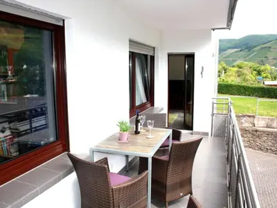 Ein allgemeiner Bergblick oder ein Berglick von der Ferienwohnung aus