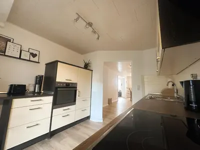 Küche/Küchenzeile in der Unterkunft Gemütliche Ferienwohnung in der Eifel - nähe Mosel