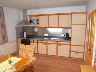 Küche/Küchenzeile in der Unterkunft Holiday home in Wilsecker with private terrace