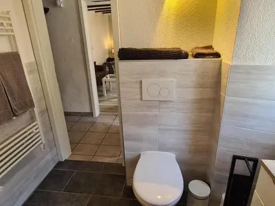 Ein Badezimmer in der Unterkunft Haus Kurtrier