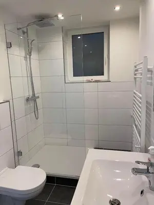 Ein Badezimmer in der Unterkunft Ferienwohnung Lara
