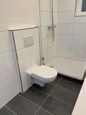 Ein Badezimmer in der Unterkunft Ferienwohnung Lara