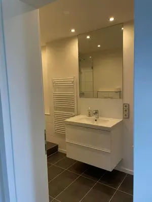 Ein Badezimmer in der Unterkunft Ferienwohnung Lara