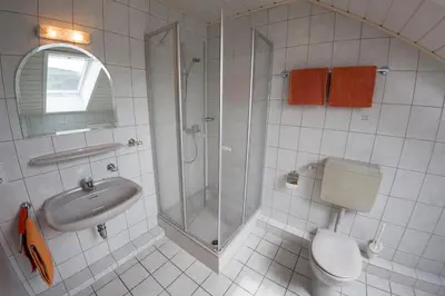 Ein Badezimmer in der Unterkunft Weingut Gerhard Trossen