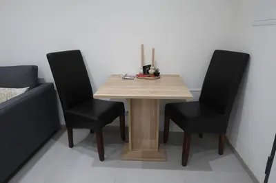 Ein Sitzbereich in der Unterkunft JAM Apartments