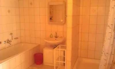Ein Badezimmer in der Unterkunft Ferienwohnung Haus Wehrbüsch