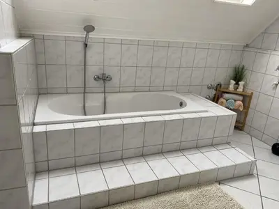 Ein Badezimmer in der Unterkunft Ferienwohnung Rosch