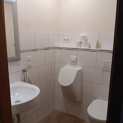 Ein Badezimmer in der Unterkunft Eifler Brunnenhaus