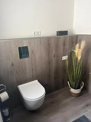 Ein Badezimmer in der Unterkunft Ferienwohnung Schneider