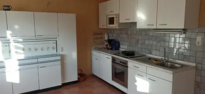Küche/Küchenzeile in der Unterkunft Ferienwohnung Marie