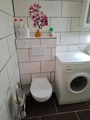 Ein Badezimmer in der Unterkunft Ferienhaus Hochwald