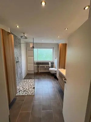 Ein Badezimmer in der Unterkunft Ferienwohnung Eifelliebe