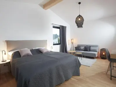 Ein Bett oder Betten in einem Zimmer der Unterkunft Holiday home Chalet 48