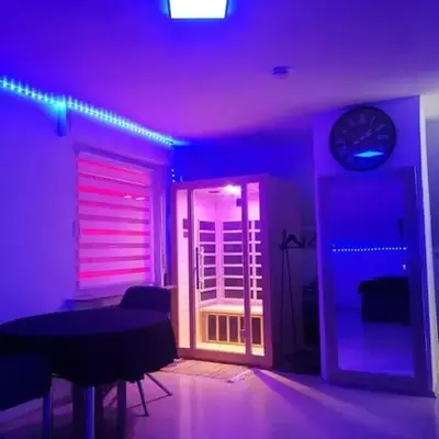Wohnung am Kurpark mit privater Innensauna & LED! Schlüsselbox