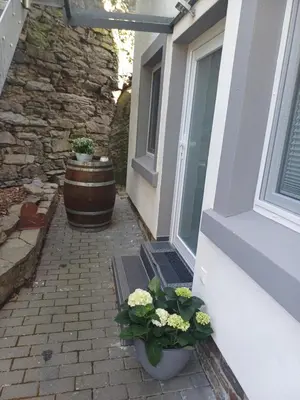 Das Gebäude in dem sich die Ferienwohnung befindet