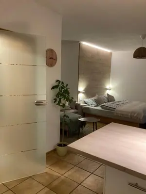 Ein Bett oder Betten in einem Zimmer der Unterkunft Holiday home Treinen Ramona