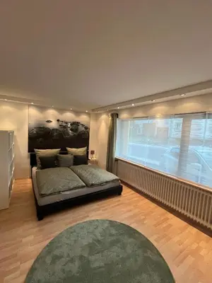 Ein Sitzbereich in der Unterkunft Ferienwohnung Emilia
