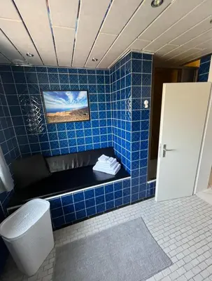 Ein Badezimmer in der Unterkunft Ferienwohnung Emilia