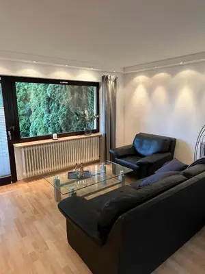Ein Sitzbereich in der Unterkunft Ferienwohnung Emilia