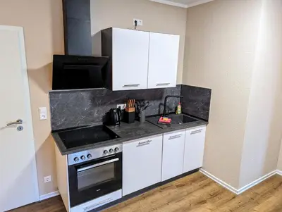 Küche/Küchenzeile in der Unterkunft Wellness Appartement Cochem