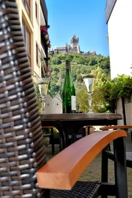 Ein Balkon oder eine Terrasse in der Unterkunft Apartments Haus Daniela
