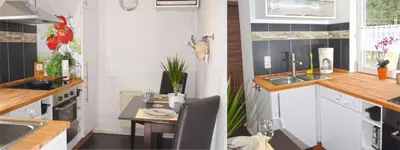 Küche/Küchenzeile in der Unterkunft Haus Hippelstein
