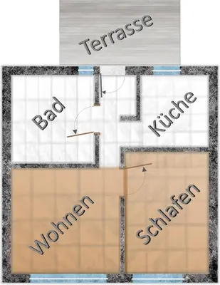 Grundriss der Unterkunft Haus Hippelstein