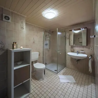 Ein Badezimmer in der Unterkunft Das Schmitz Haus