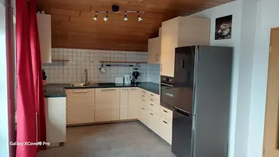 Küche/Küchenzeile in der Unterkunft Hildes Nest