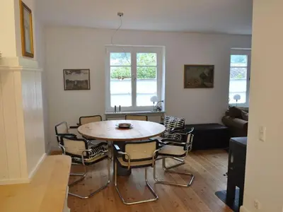 Ein Sitzbereich in der Unterkunft Haus Rosa Comfortable holiday residence