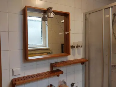 Ein Badezimmer in der Unterkunft Ferienappartement Weisel