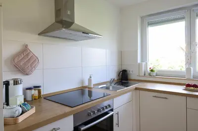 Küche/Küchenzeile in der Unterkunft Helle 4 ZKB mit Balkon in Wittlich