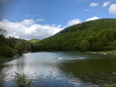 Naturlandschaft in der Nähe des Ferienhauses