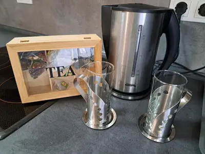 Kaffee-/Teezubehör in der Unterkunft NEU! Fewo zum alten Bäckerlädchen