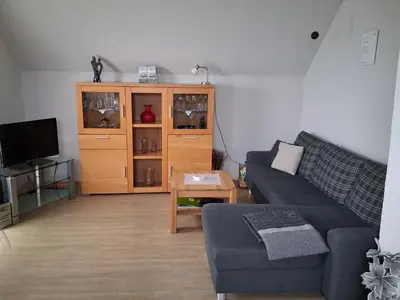 TV/Unterhaltungsangebot in der Unterkunft Ferienwohnung Luise Blum