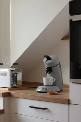 Küche/Küchenzeile in der Unterkunft Helles Apartment mit Balkon in Toplage!