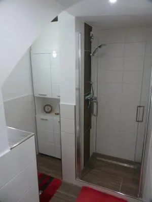 Ein Badezimmer in der Unterkunft Ferienwohnung Eifelrose