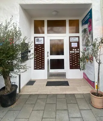 Eine Fassade oder ein Eingang zu Apartment mit Rheinblick Koblenz