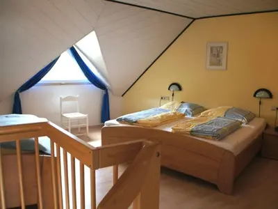 Ein Bett oder Betten in einem Zimmer der Unterkunft Mühlenhof - Müller Thurgau